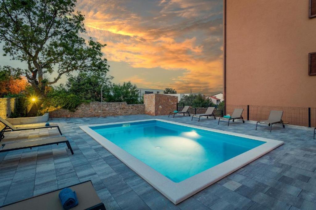 Cesare Apartment, With Swimming Pool And Sea View Ližnjan Exterior foto