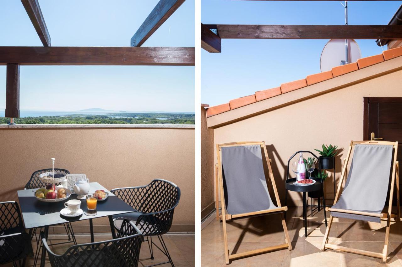 Cesare Apartment, With Swimming Pool And Sea View Ližnjan Exterior foto