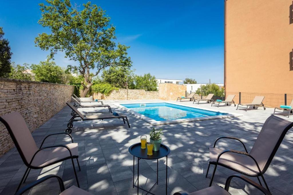 Cesare Apartment, With Swimming Pool And Sea View Ližnjan Exterior foto